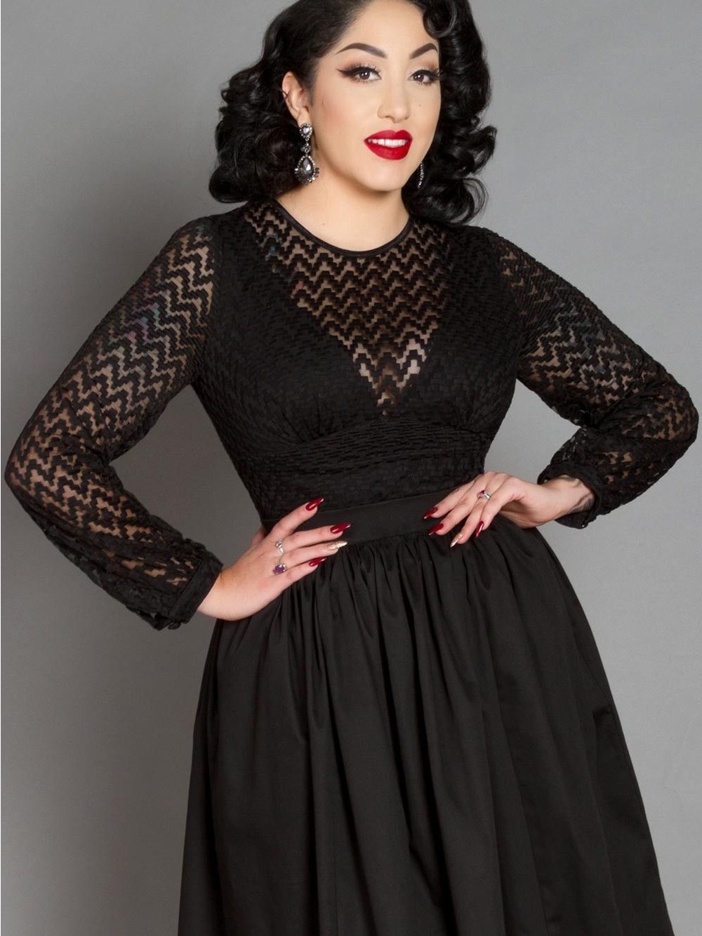 Pinup Couture x Laura Byrnes Lisa top with built in bra